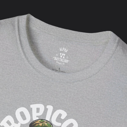 TROPICOOL Tee — Tropical Veteran Military Humor T-Shirt