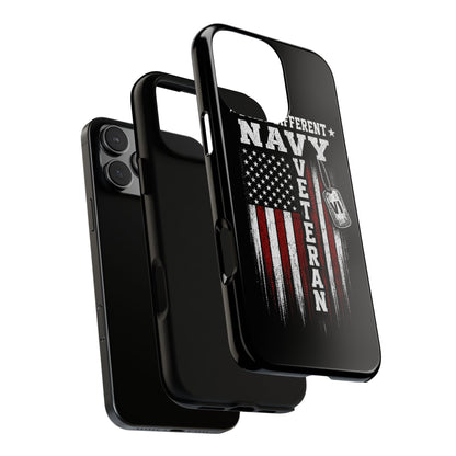 Built Different Navy Veteran Tough Phone Case