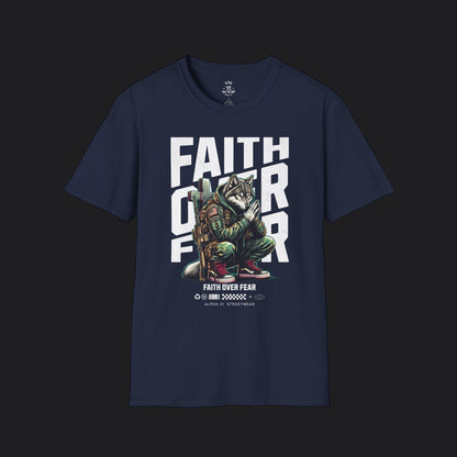 Faith Over Fear Tee — Christian Faith Veteran Military T-Shirt
