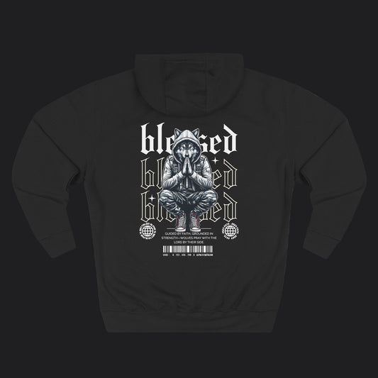 Blessed Hoodie — Christian Faith Veteran Premium Pullover