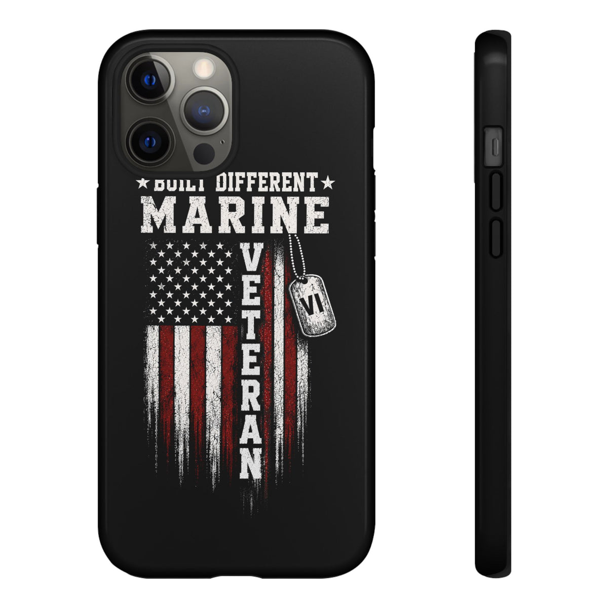 Built Different Marine Veteran Tough Phone Case