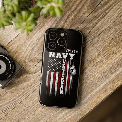 Built Different Navy Veteran Tough Phone Case