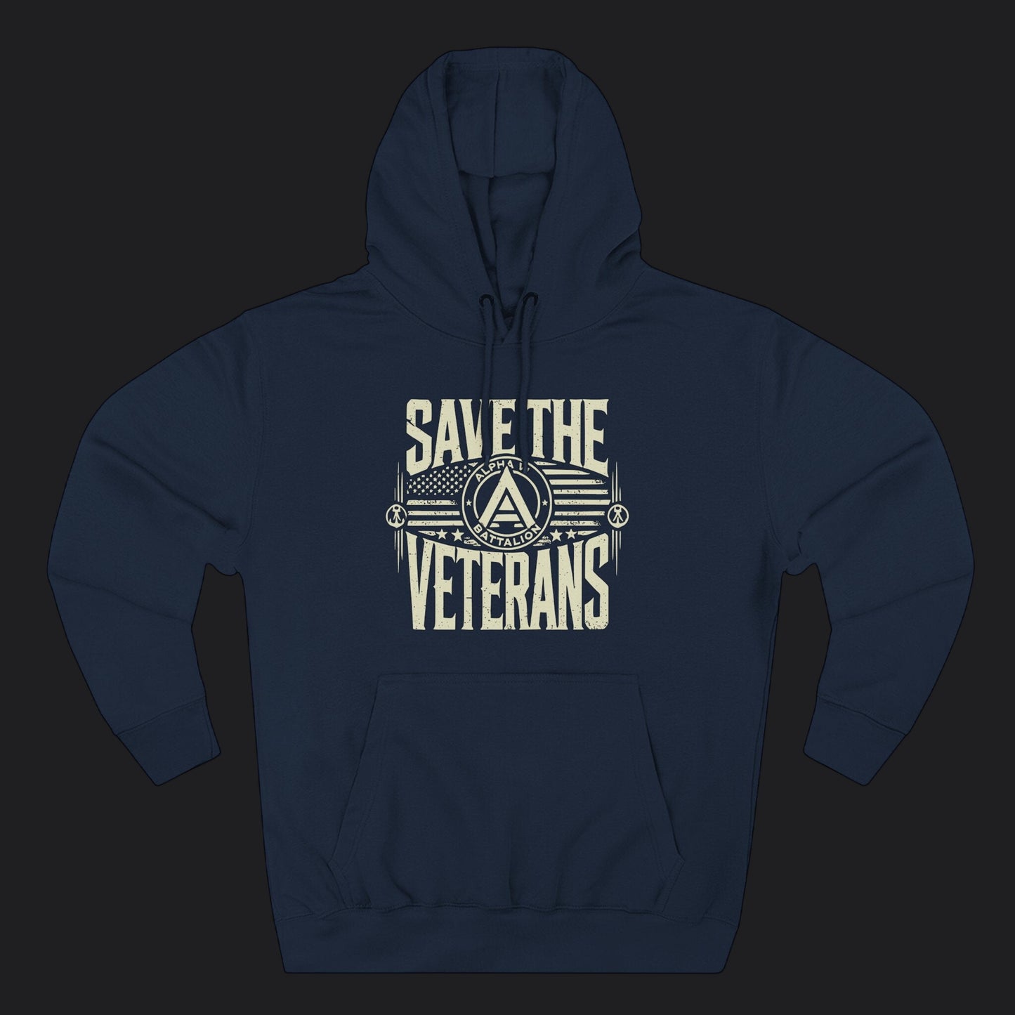 Save the Veterans Hoodie – Disintegration Edition (Male Variant)