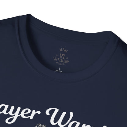 Prayer Warrior Tee Female — Christian Women's Faith Veteran T-Shirt