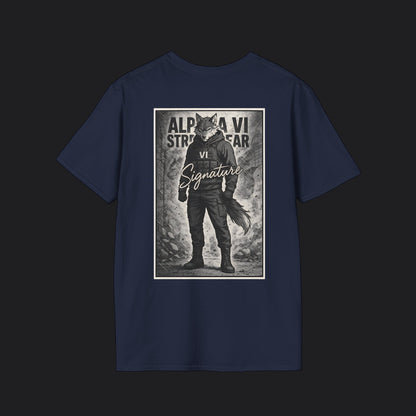 Alpha VI Battalion Streetwear AlphaWolf Signature Tee — Veteran Military T-Shirt