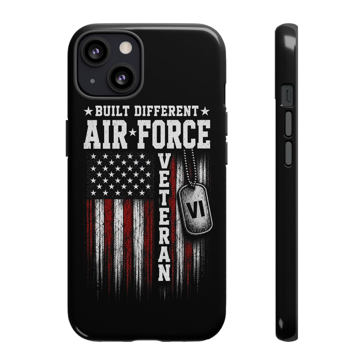 Built Different Air Force Veteran Tough Phone Case