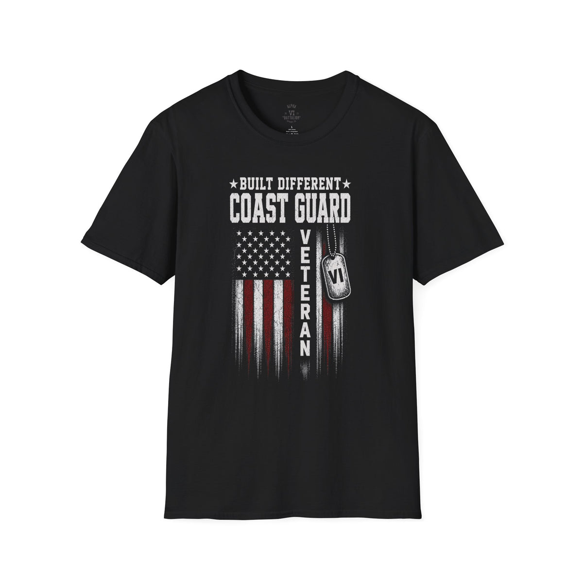 Built Different Coast Guard Veteran Tee