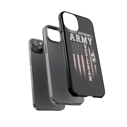 Built Different Army Veteran Tough Phone Case