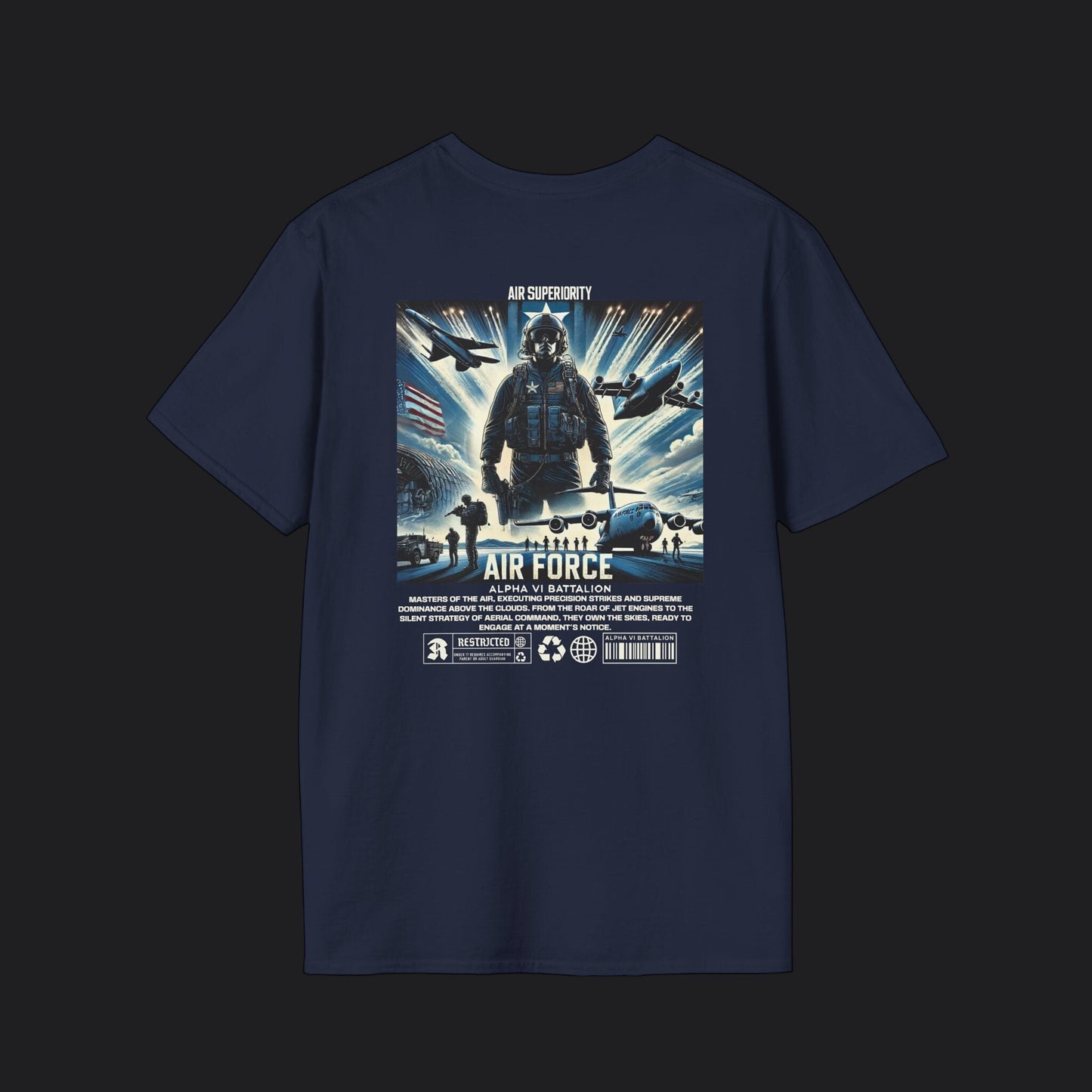 Rebel Warrior Streetwear Tee — Military Urban Veteran T-Shirt