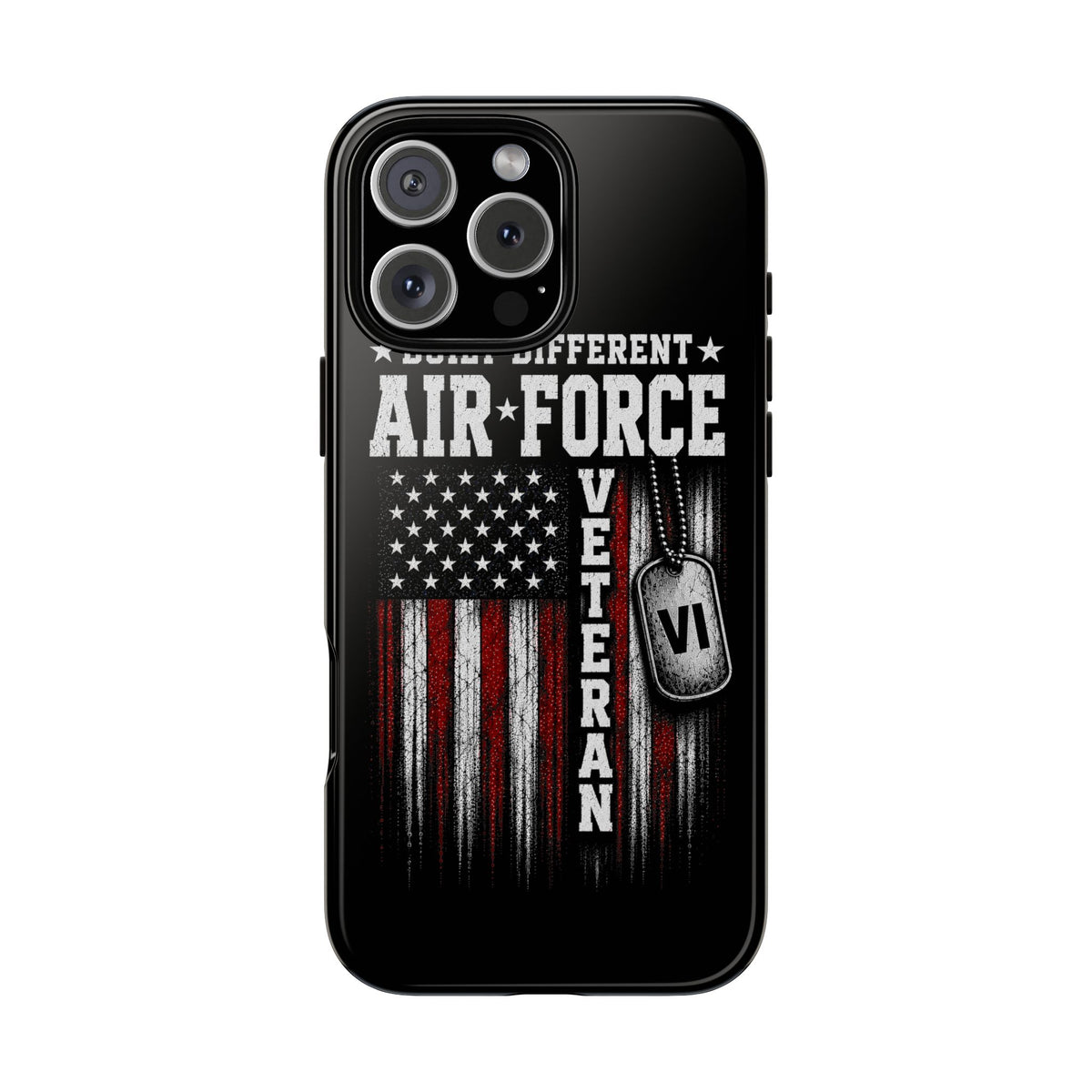 Built Different Air Force Veteran Tough Phone Case