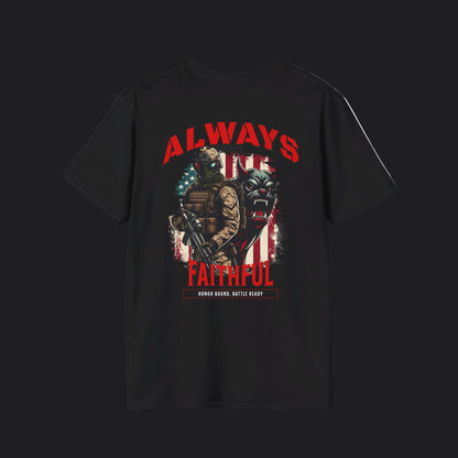 Always Faithful Honor Bound Battle Ready Tee — USMC Marine Veteran T-Shirt