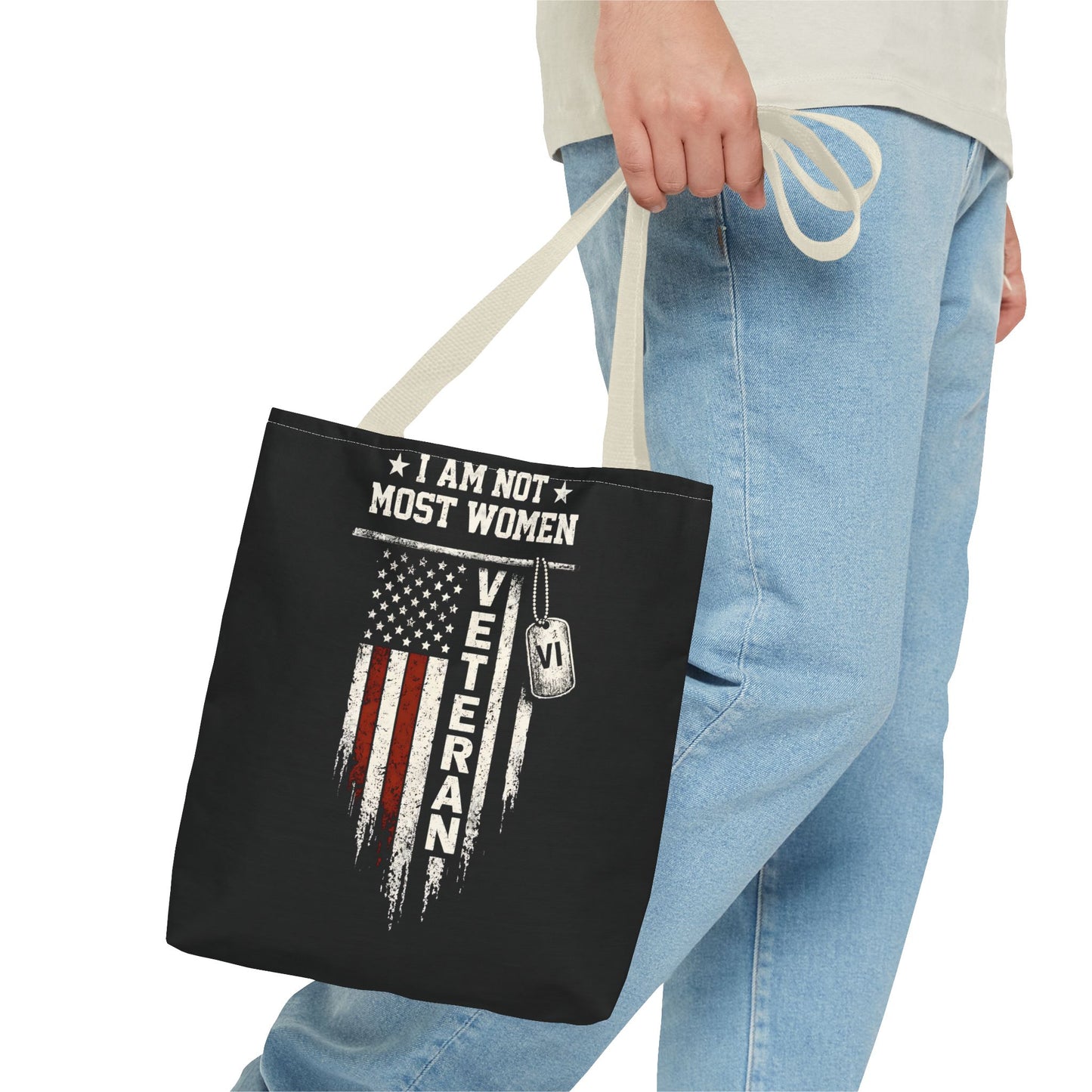 I Am Not Most Women Veteran Tote Bag