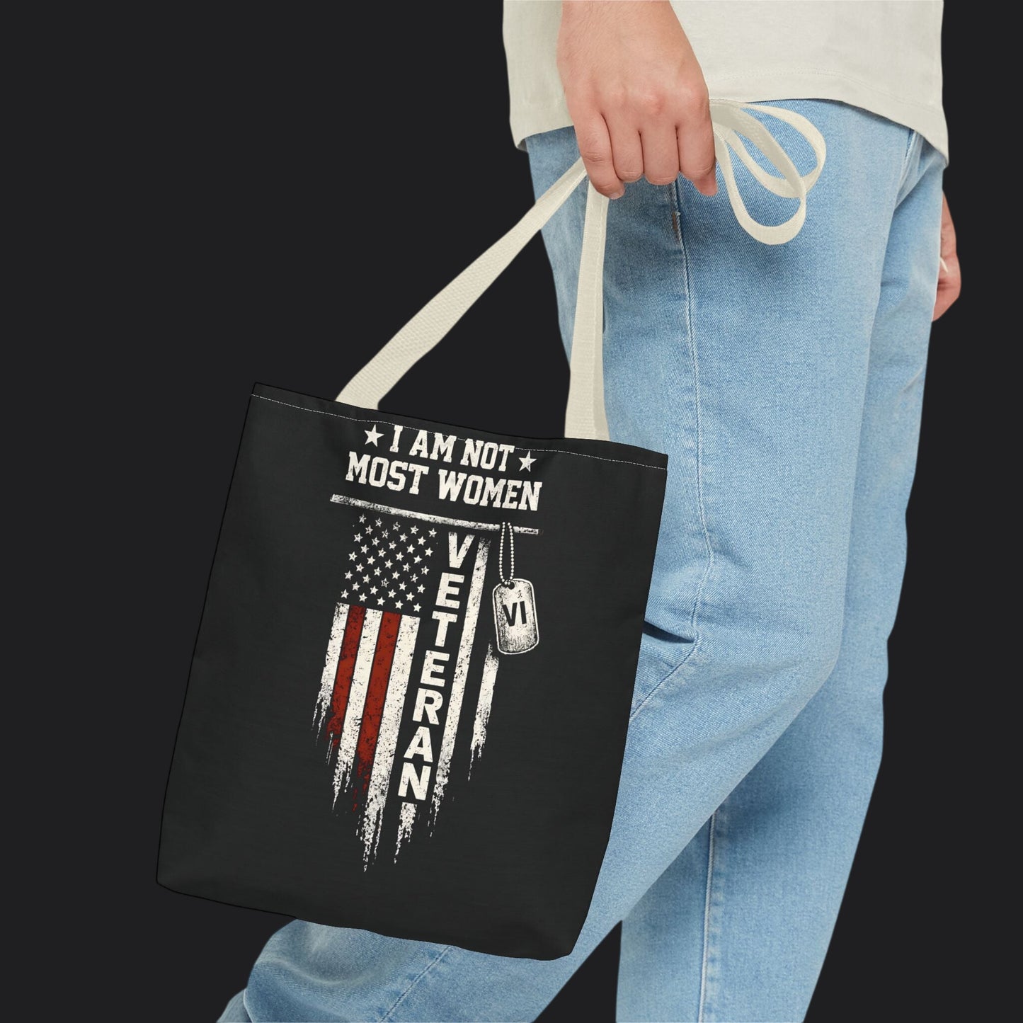 I Am Not Most Women Veteran Tote Bag