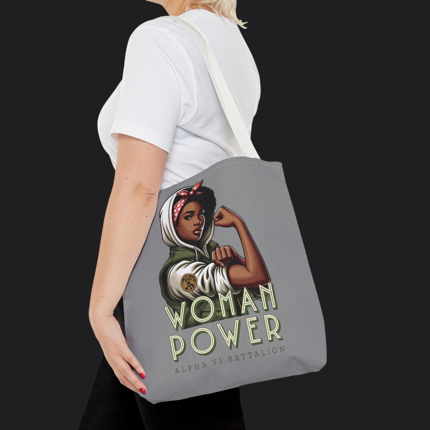 Rosie the Riveter Heritage Edition Tote Bag — Vintage Women's Empowerment Canvas Bag