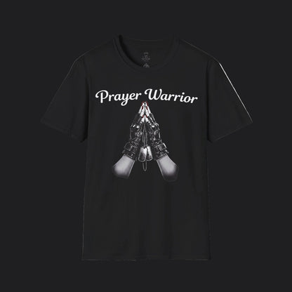 Prayer Warrior Tee Female Tactical Gloves — Women's Christian Faith T-Shirt
