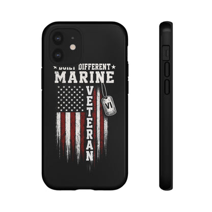 Built Different Marine Veteran Tough Phone Case