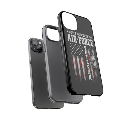 Built Different Air Force Veteran Tough Phone Case