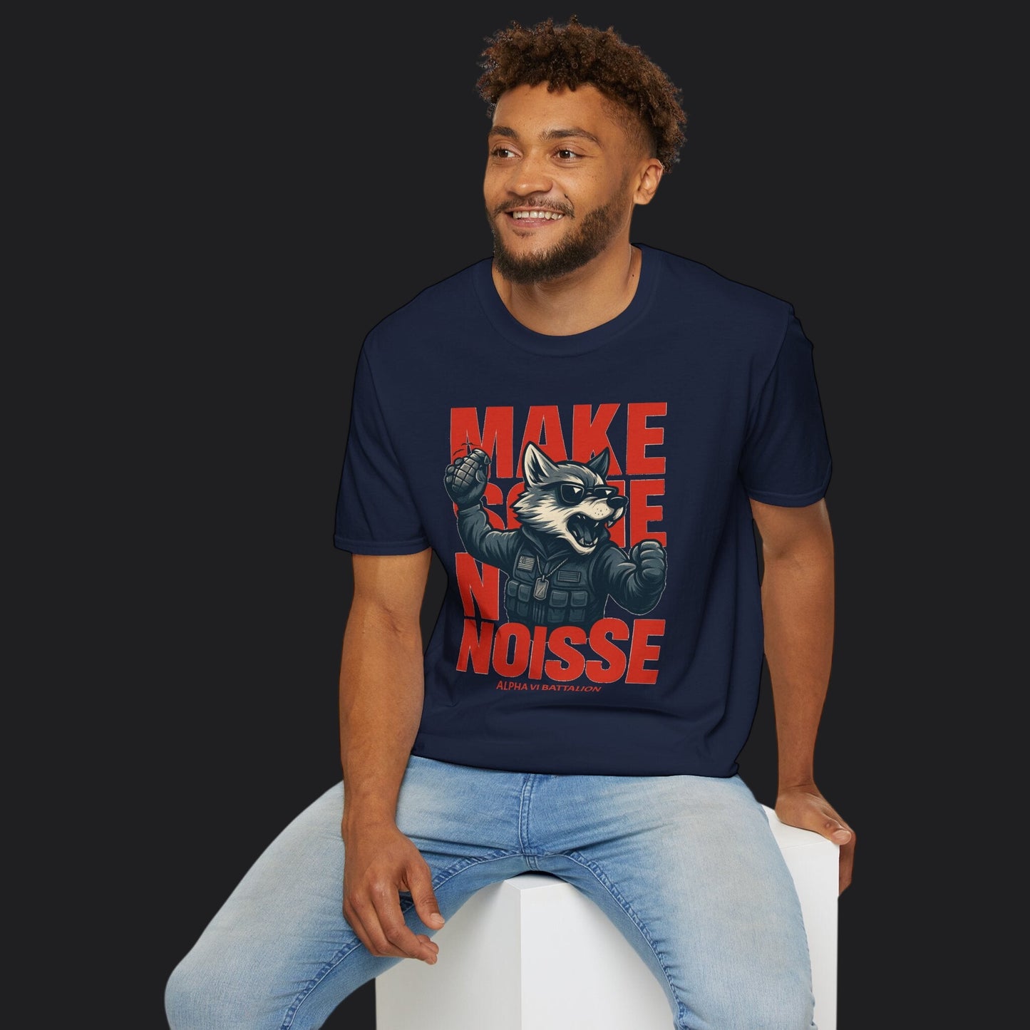 Make Some Noise Alpha 6 Wolf Tee
