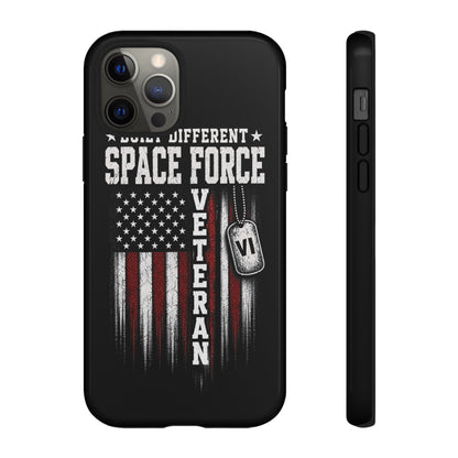 Built Different Space Force Veteran Tough Phone Case