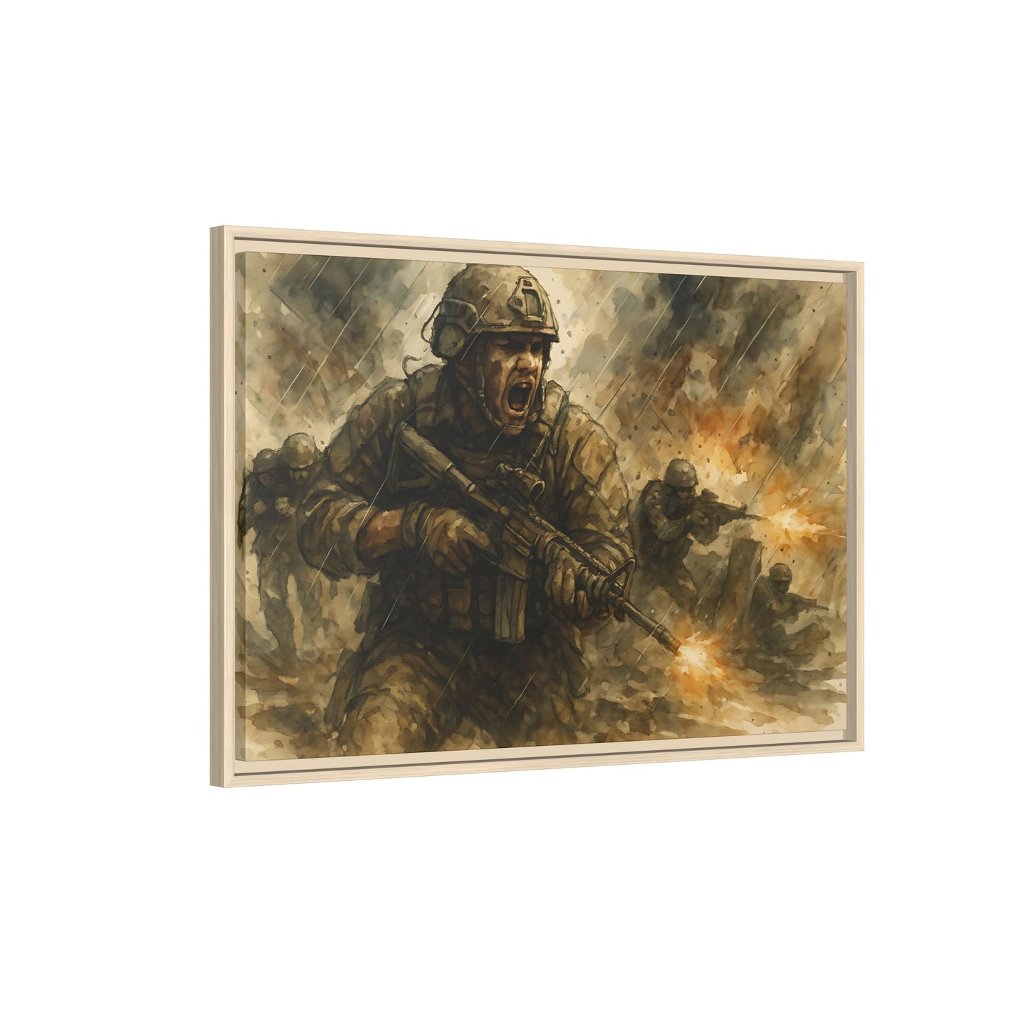 Copy of Matte Canvas, Framed (Multi-color)