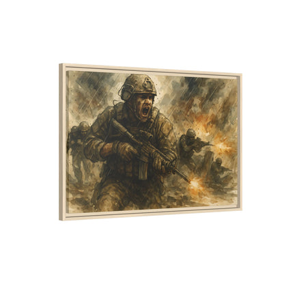 Copy of Matte Canvas, Framed (Multi-color)