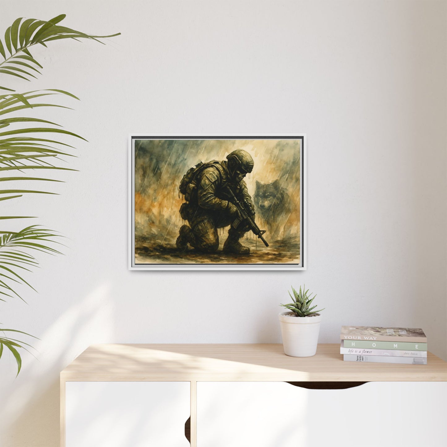 Loyalty in the Shadows Canvas Art – Alpha VI Signature Series