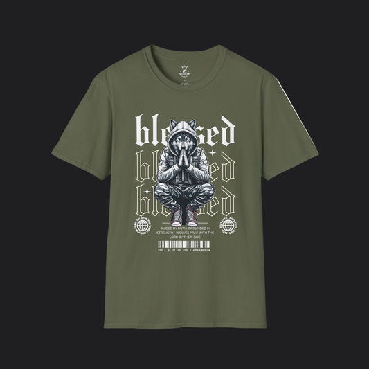 Blessed Tee — Christian Faith Veteran Military Pride T-Shirt