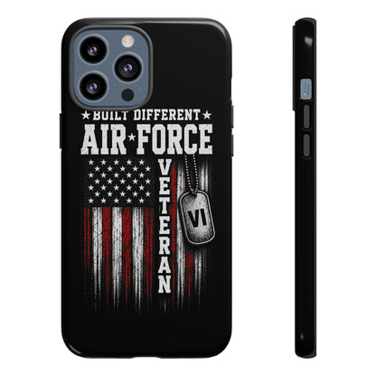 Built Different Air Force Veteran Tough Phone Case