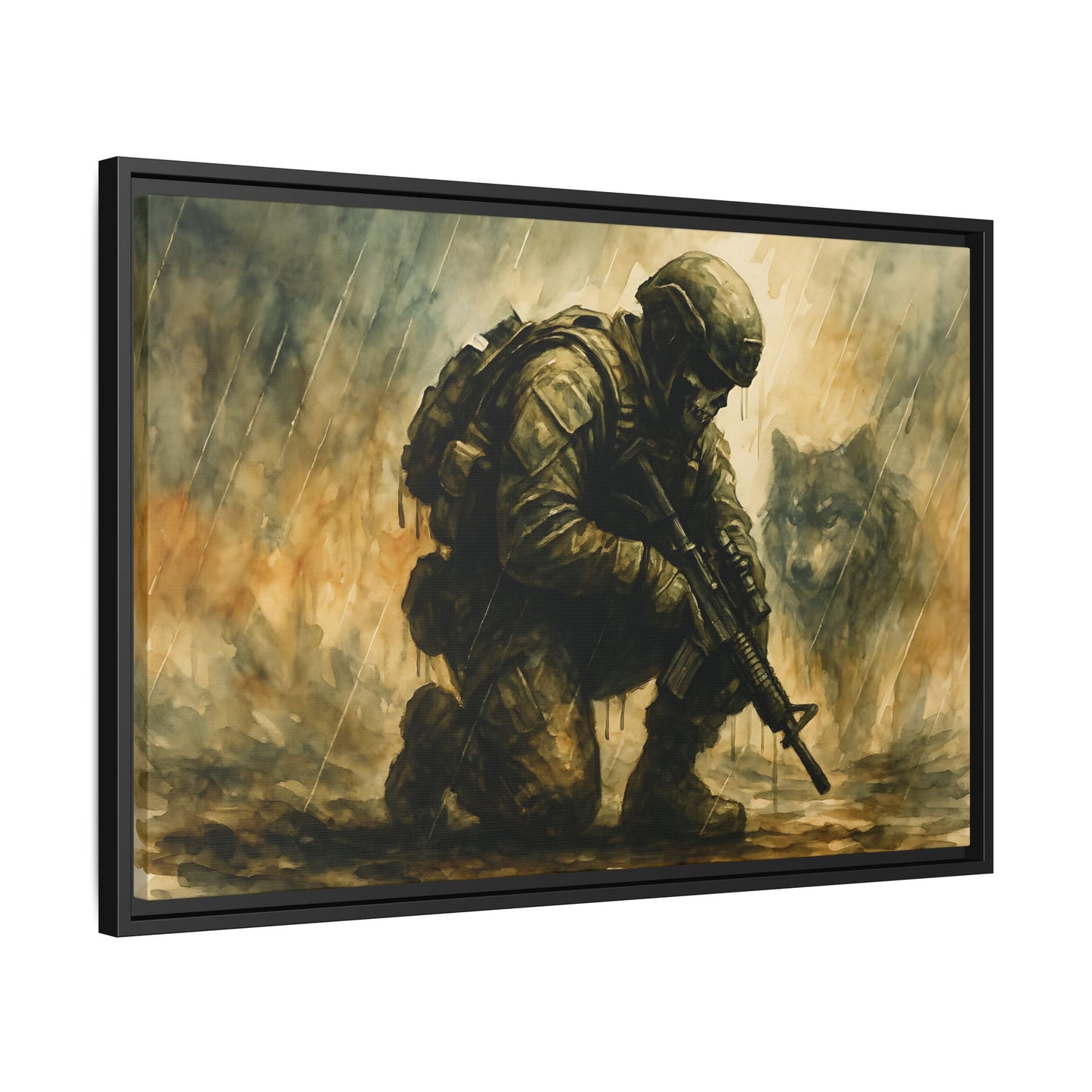 Loyalty in the Shadows Canvas Art – Alpha VI Signature Series