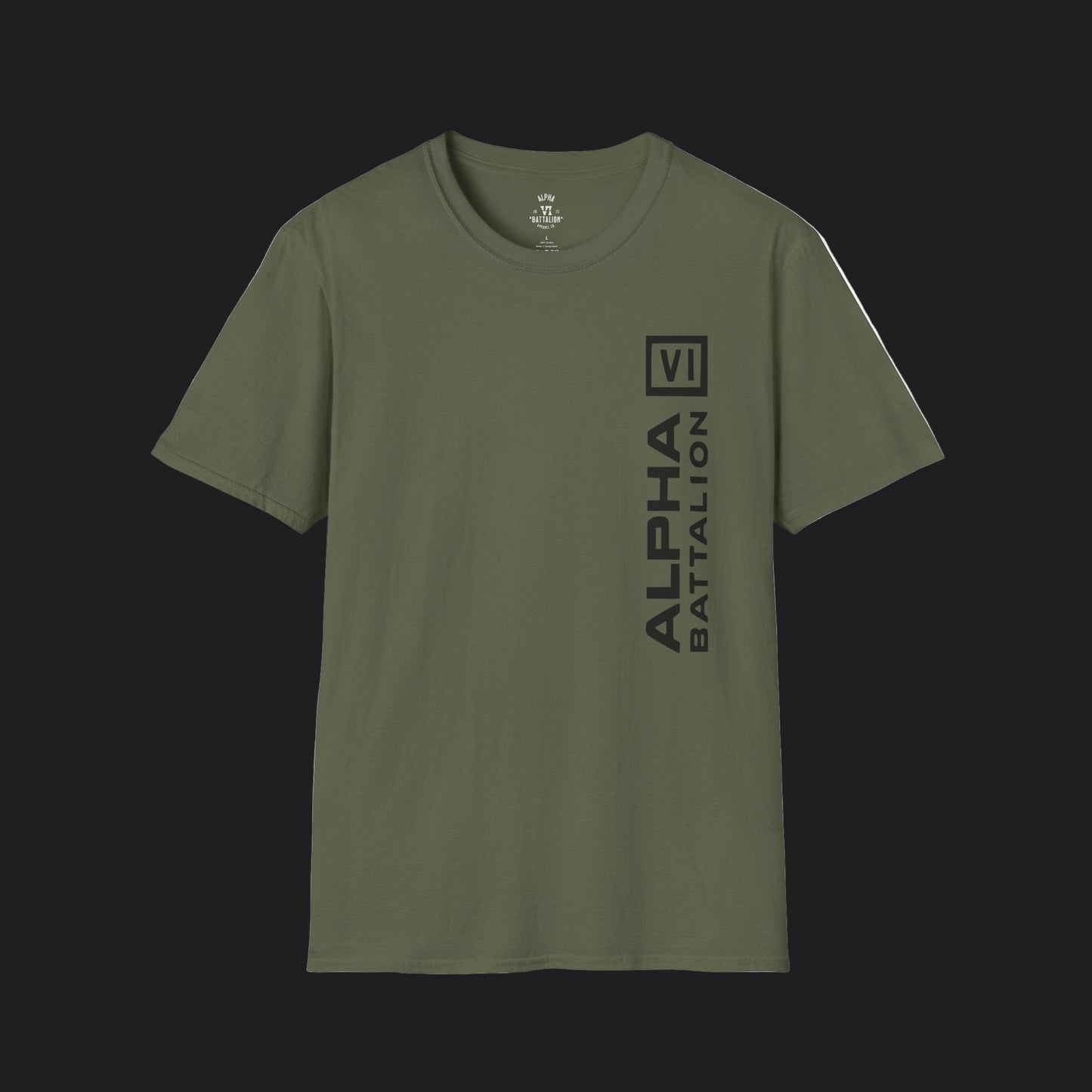 Alpha VI Battalion Vertical Block Tee