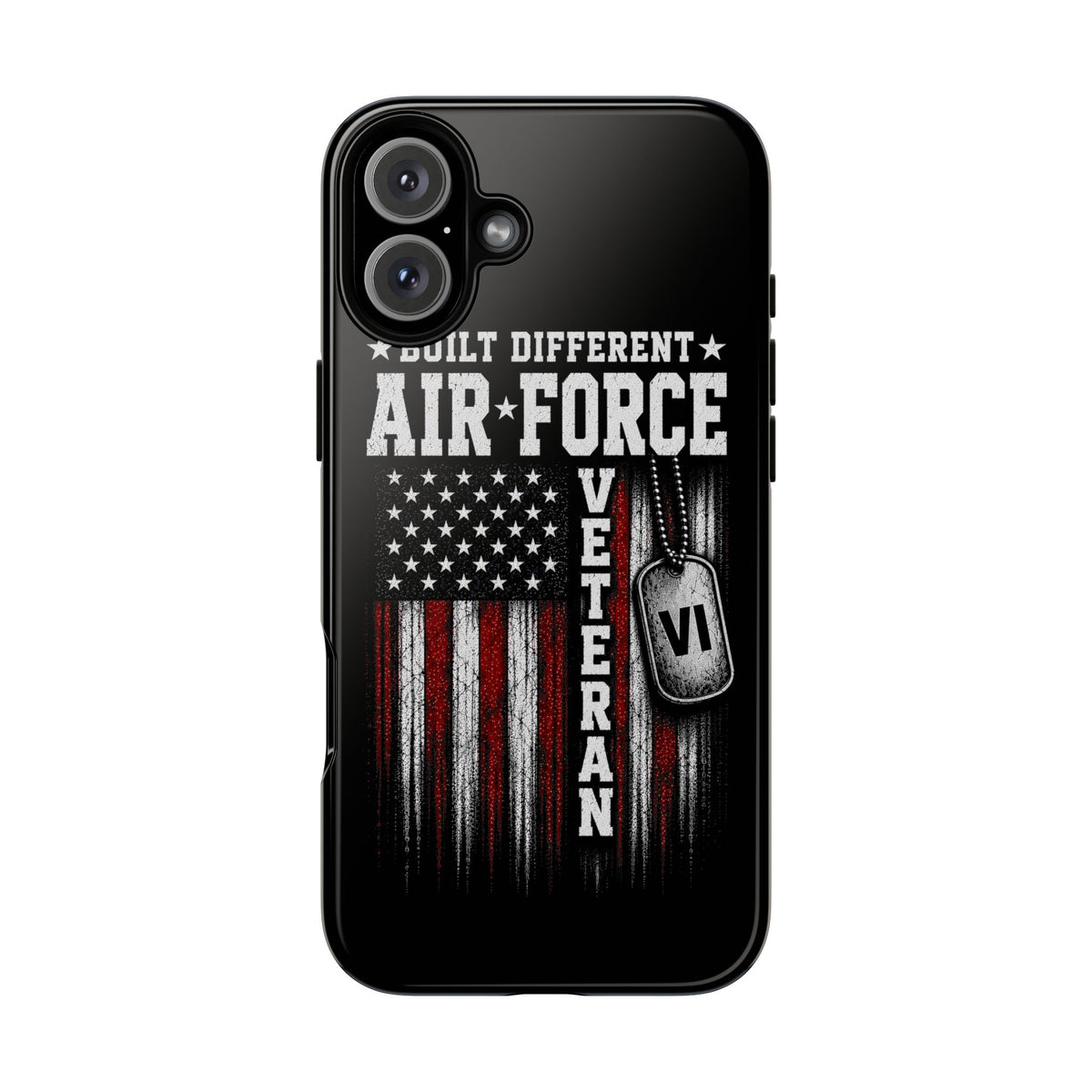 Built Different Air Force Veteran Tough Phone Case