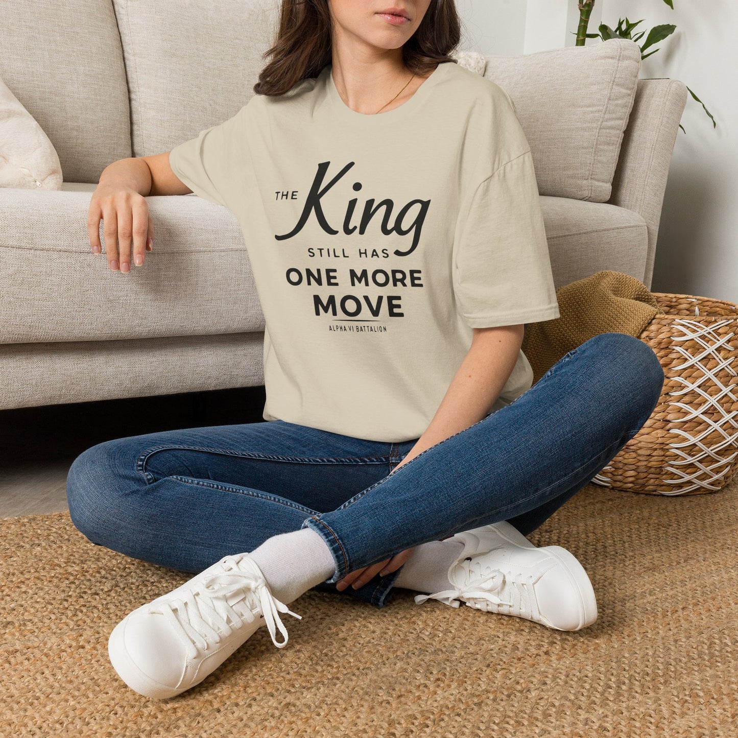 The King Still Has One More Move Tee — Dark Text