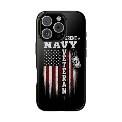 Built Different Navy Veteran Tough Phone Case