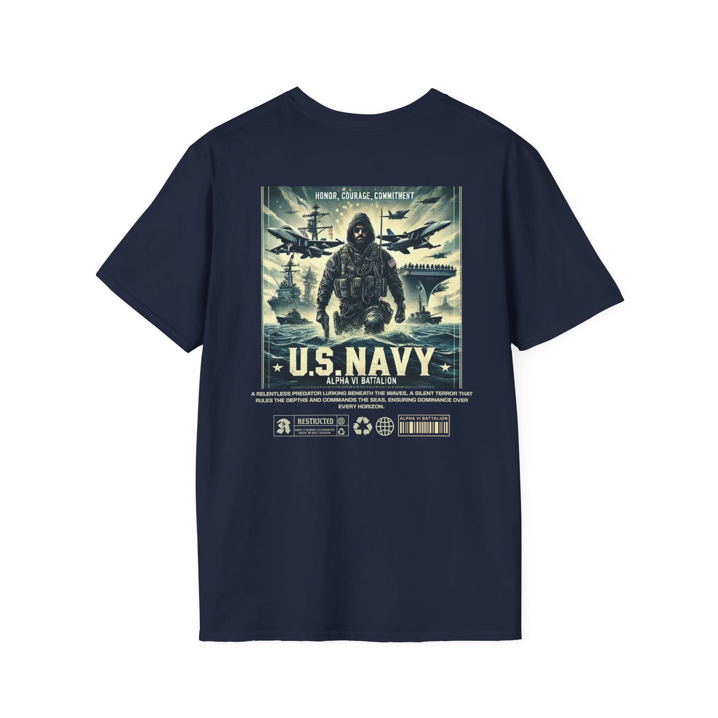 Navy – "Honor, Courage, Commitment" Movie Trailer Tee