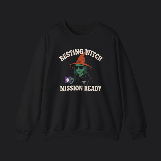 Resting Witch Mission Ready Sweater