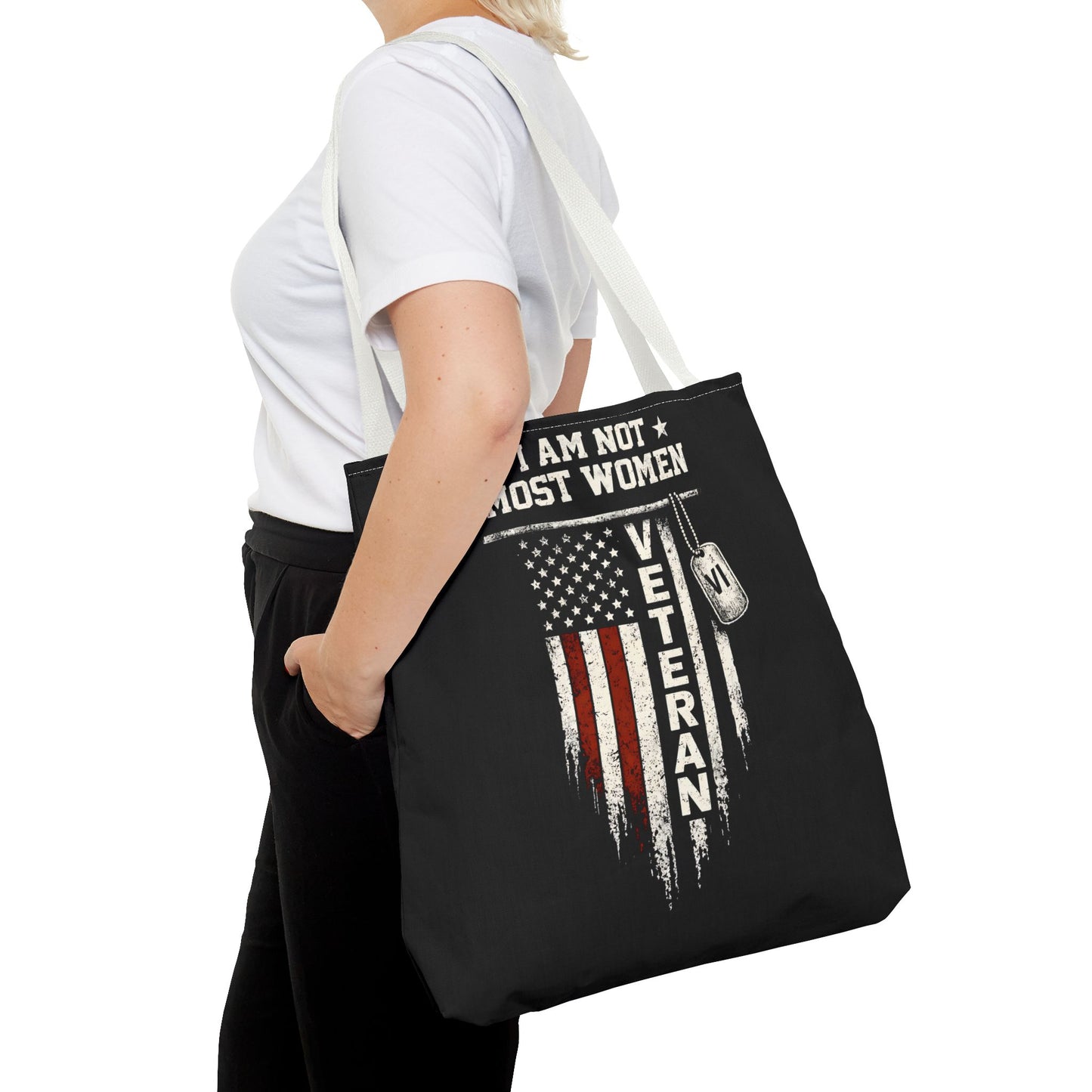 I Am Not Most Women Veteran Tote Bag