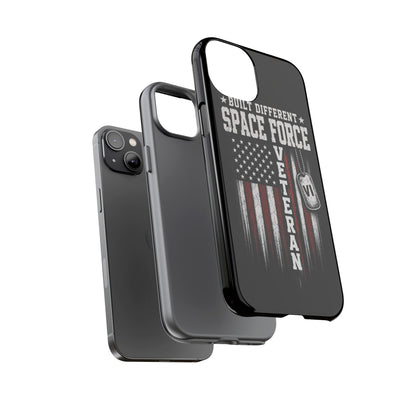 Built Different Space Force Veteran Tough Phone Case
