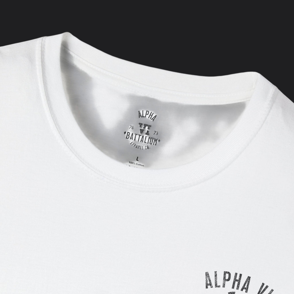 VET DAD Always Night Op Ready Tee — Black Text