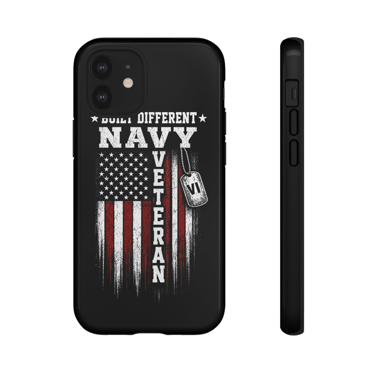Built Different Navy Veteran Tough Phone Case