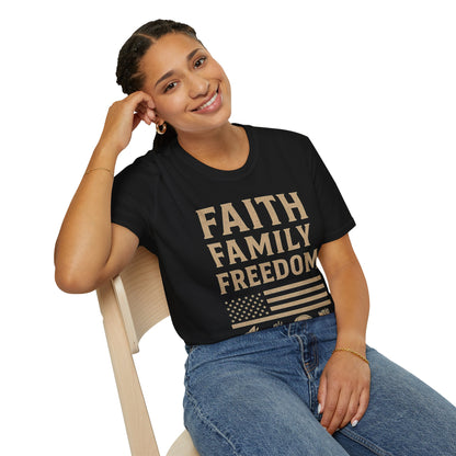 Faith Family Freedom Tee