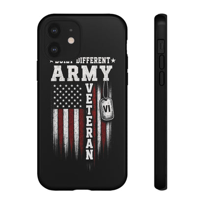 Built Different Army Veteran Tough Phone Case