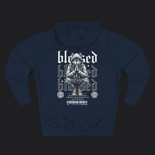 Blessed Hoodie — Christian Faith Veteran Premium Pullover