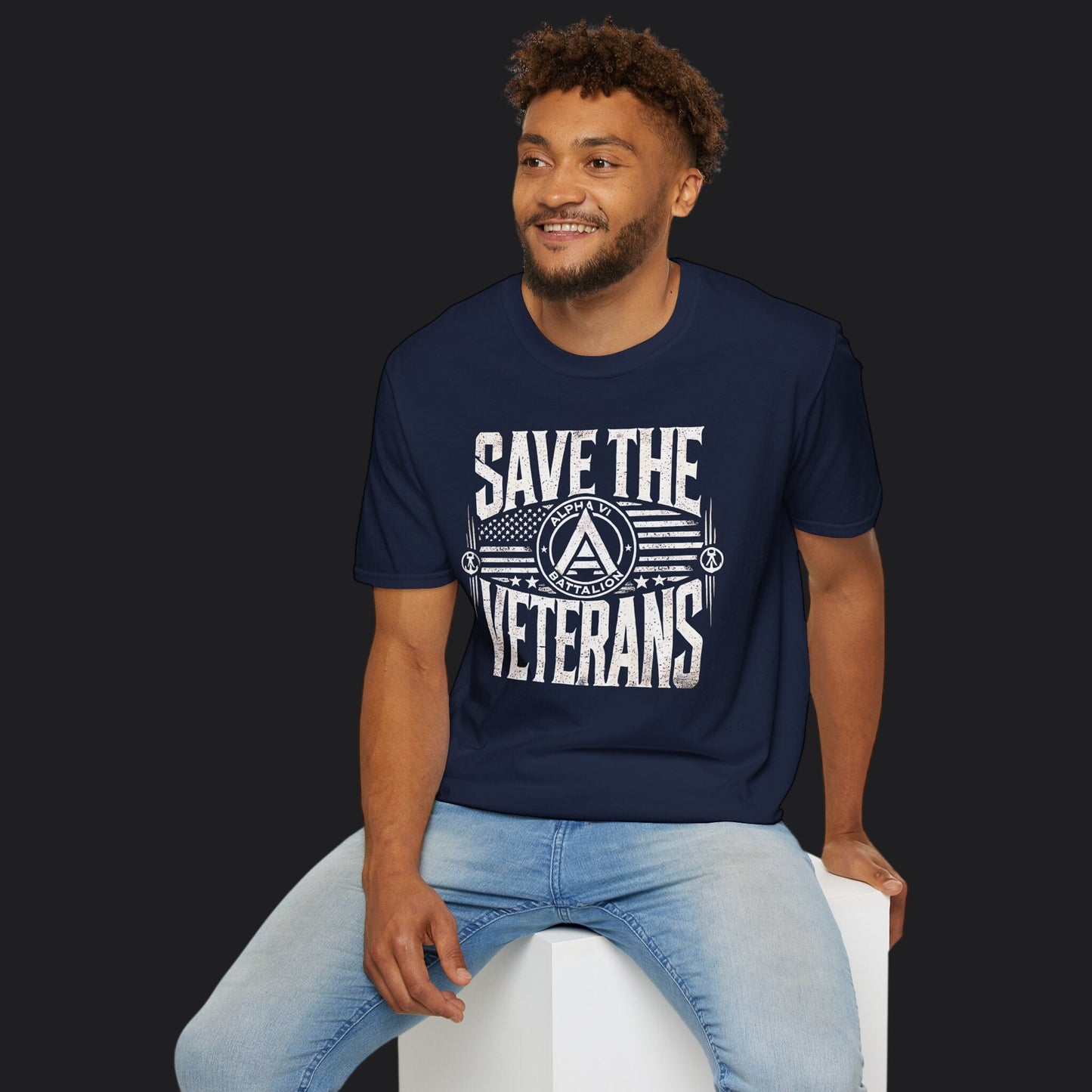 Save the Veterans Tee Standard — Veteran Suicide Prevention T-Shirt