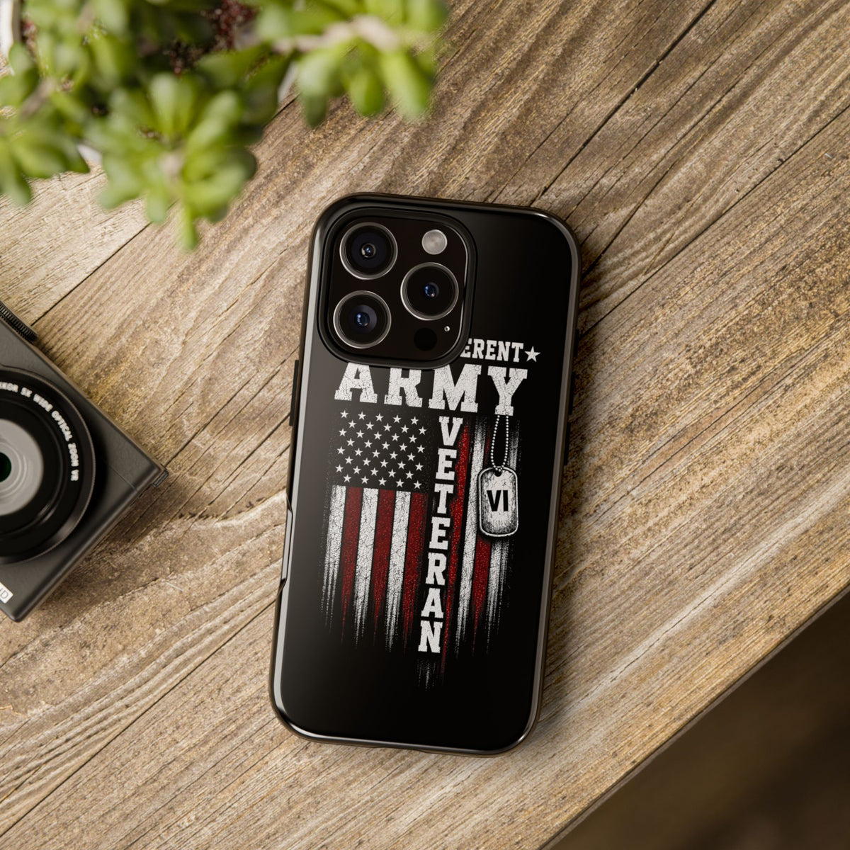 Built Different Army Veteran Tough Phone Case