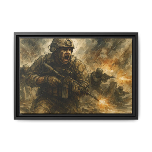 Copy of Matte Canvas, Framed (Multi-color)