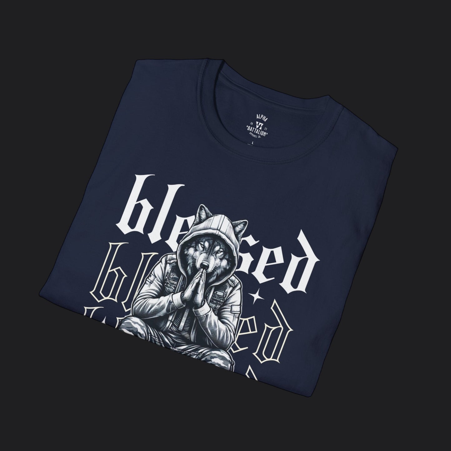 Blessed Tee — Christian Faith Veteran Military Pride T-Shirt