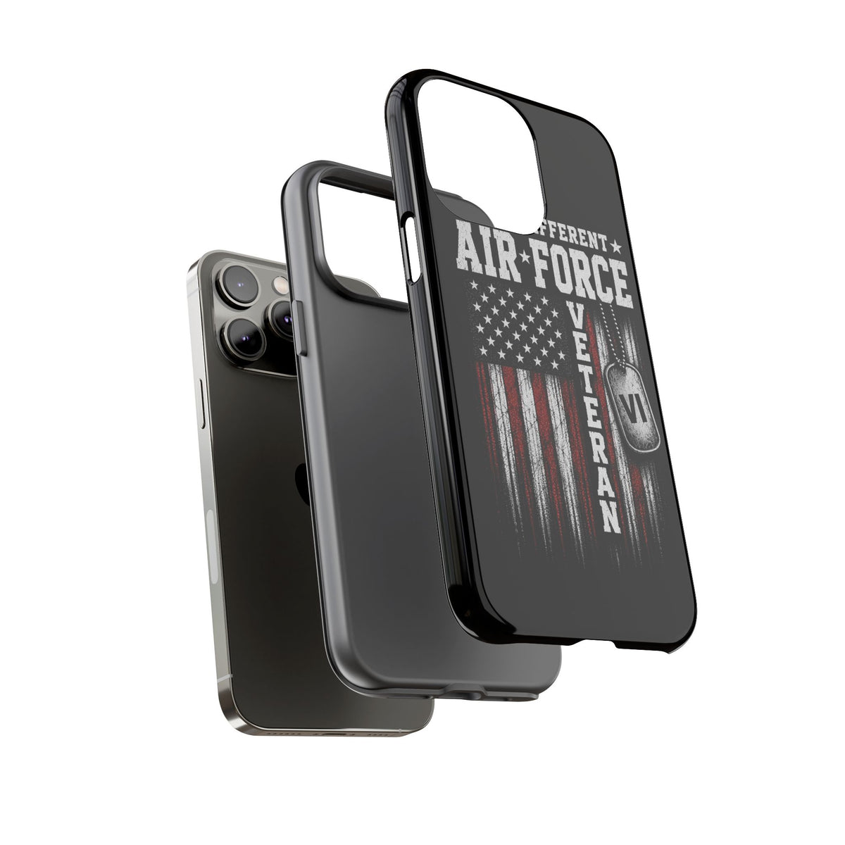 Built Different Air Force Veteran Tough Phone Case
