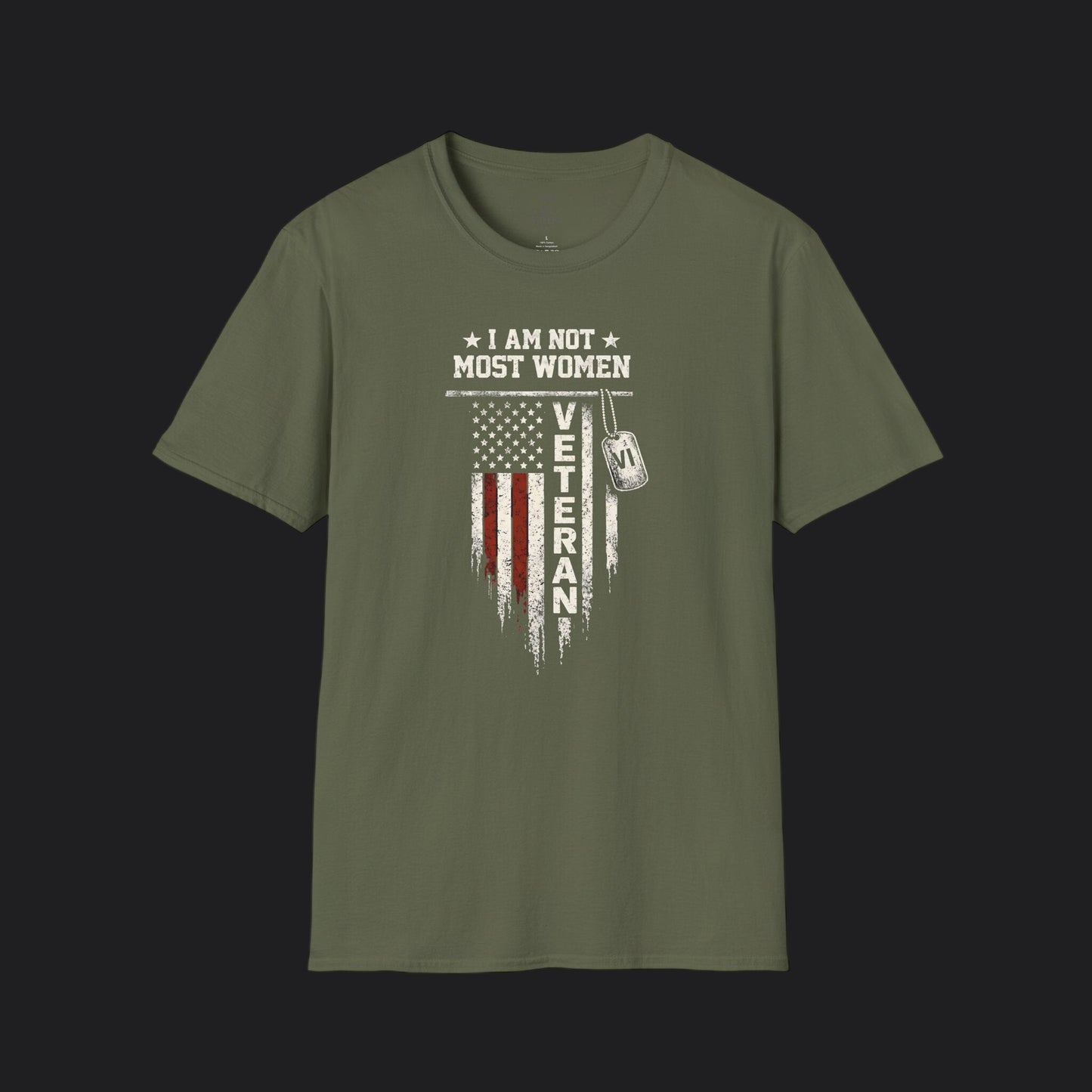 I Am Not Most Women Veteran Tee — Female Veteran Pride T-Shirt