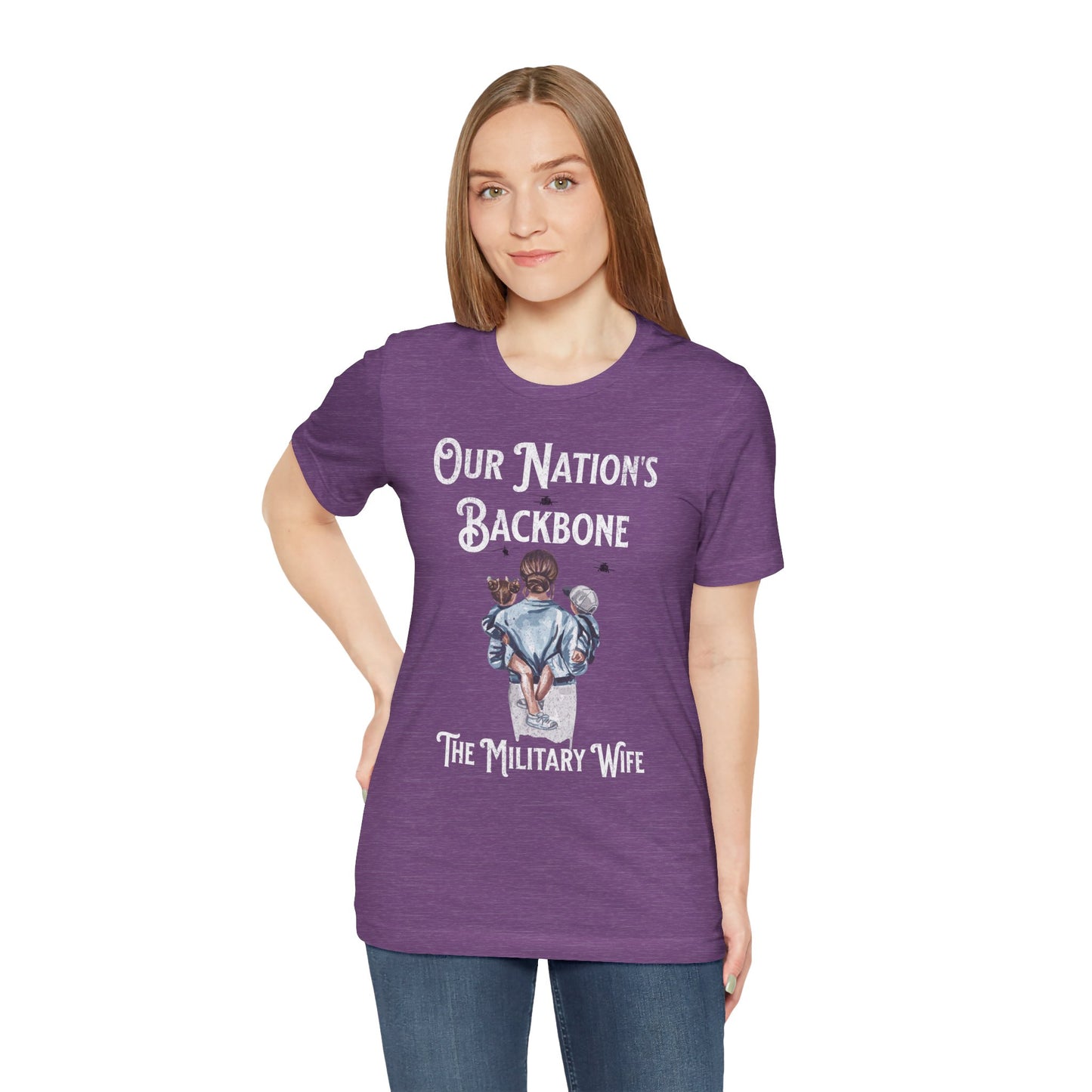 Our Nation's Backbone: The Military Wife Tee