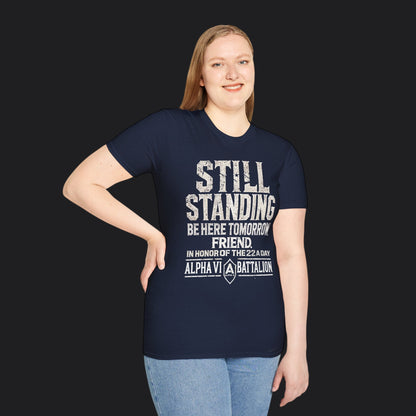 Still Standing Tee — Veteran Suicide Prevention Resilience T-Shirt